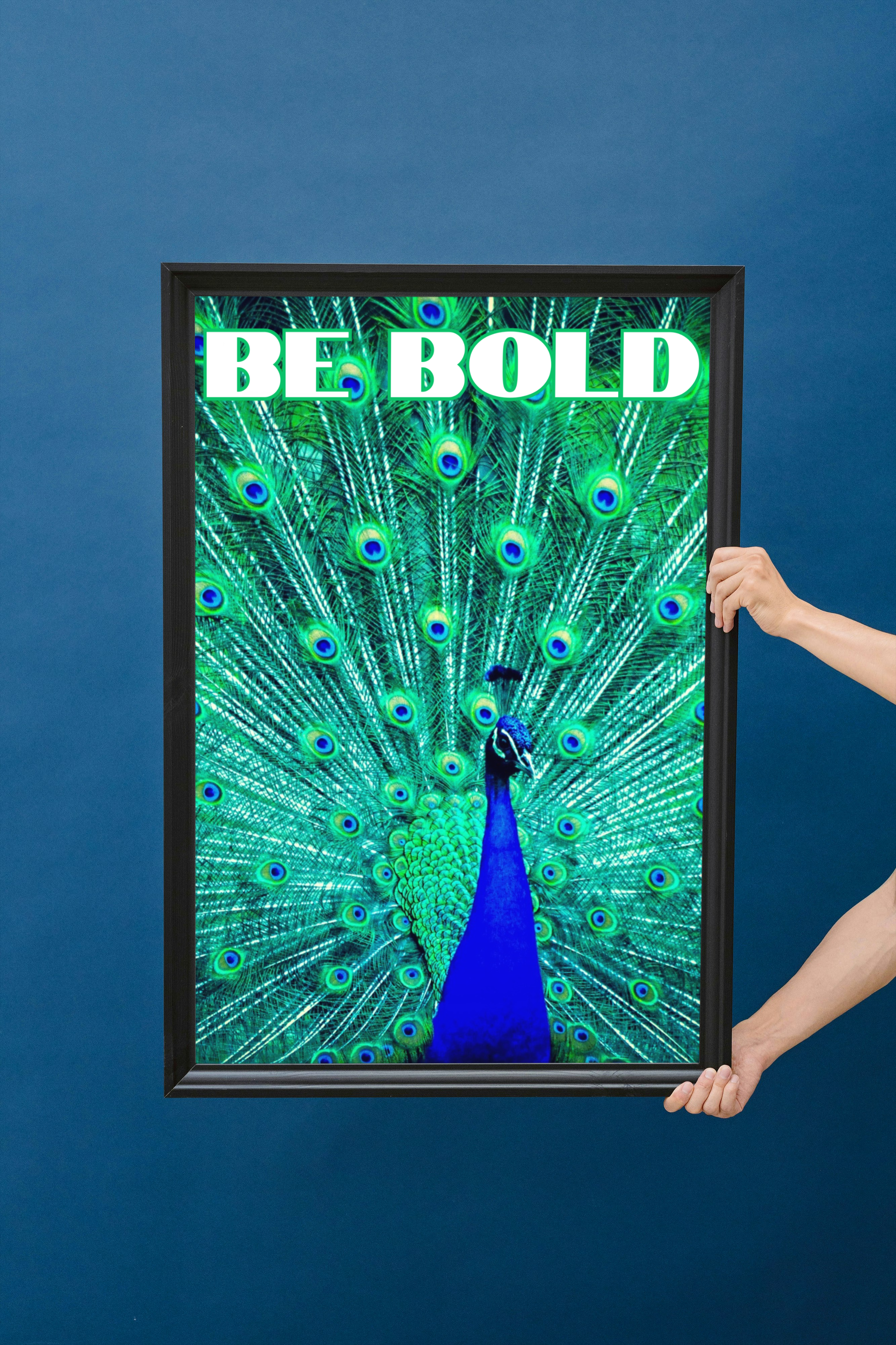 Be Bold Peacock Artwork